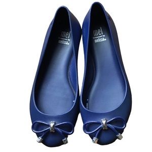 Mel Dreamed by Melissa Navy Slip On Shoes
